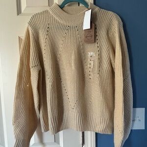 Weatherproof Cream Turtleneck Sweater